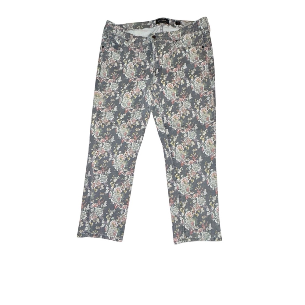 Lucky Brand Lolita Floral Print Jeans Women’s size 16W